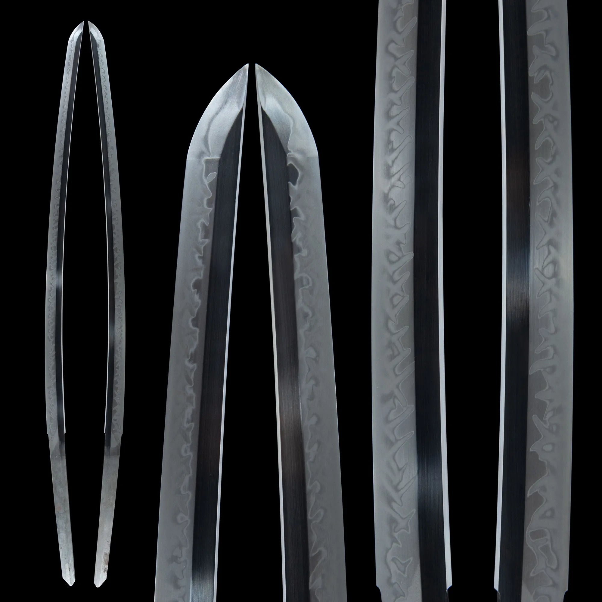 X Pattern Shiage-Togi Katana Blade