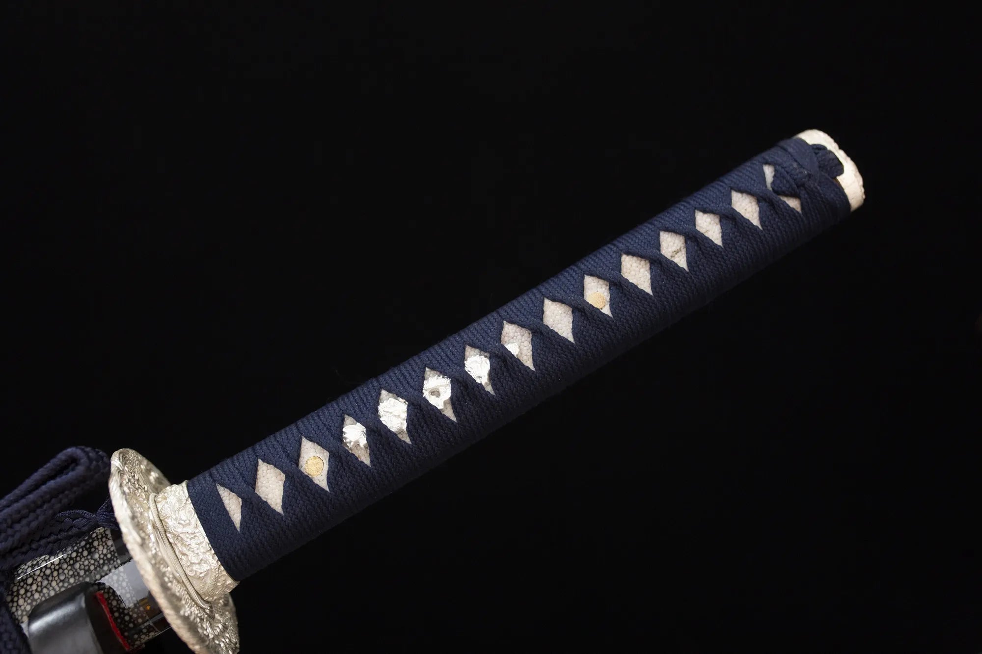 Silver Cloud Dragon Katana