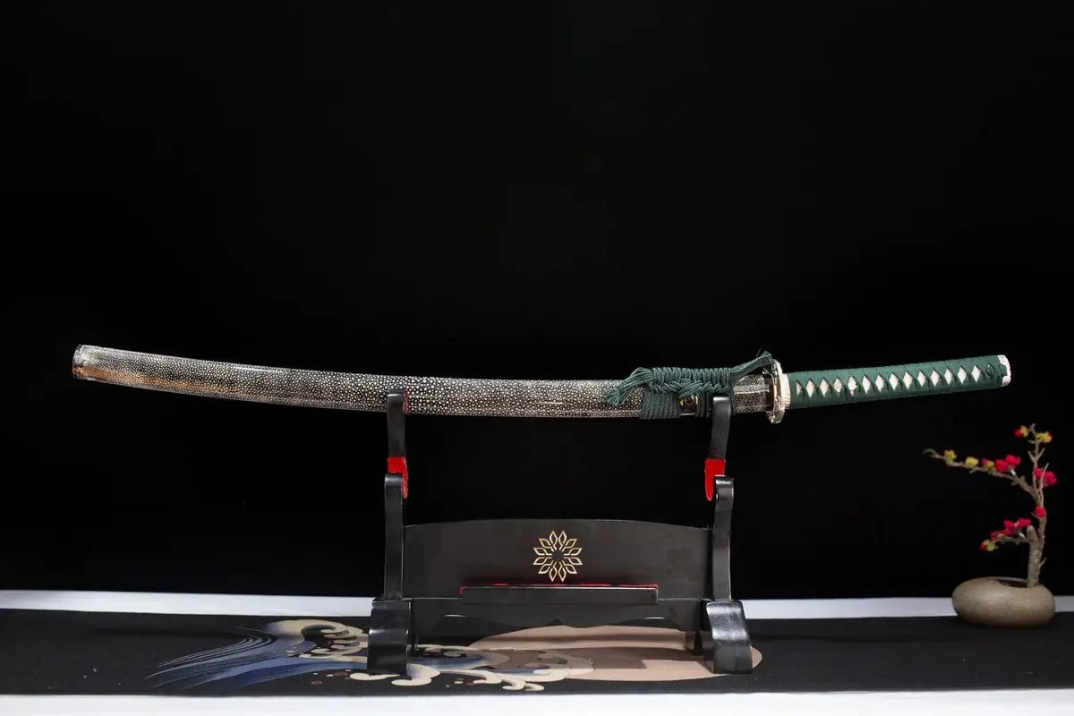 Cherry blossoms blooming katana