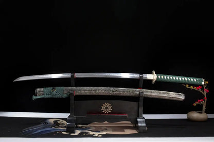 Cherry blossoms blooming katana