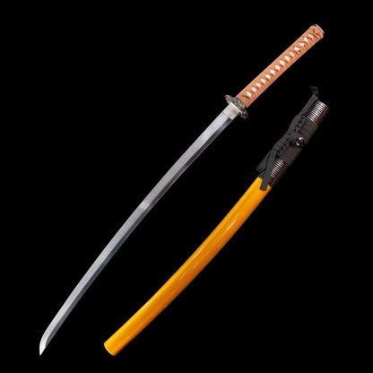 Yellow and black katana