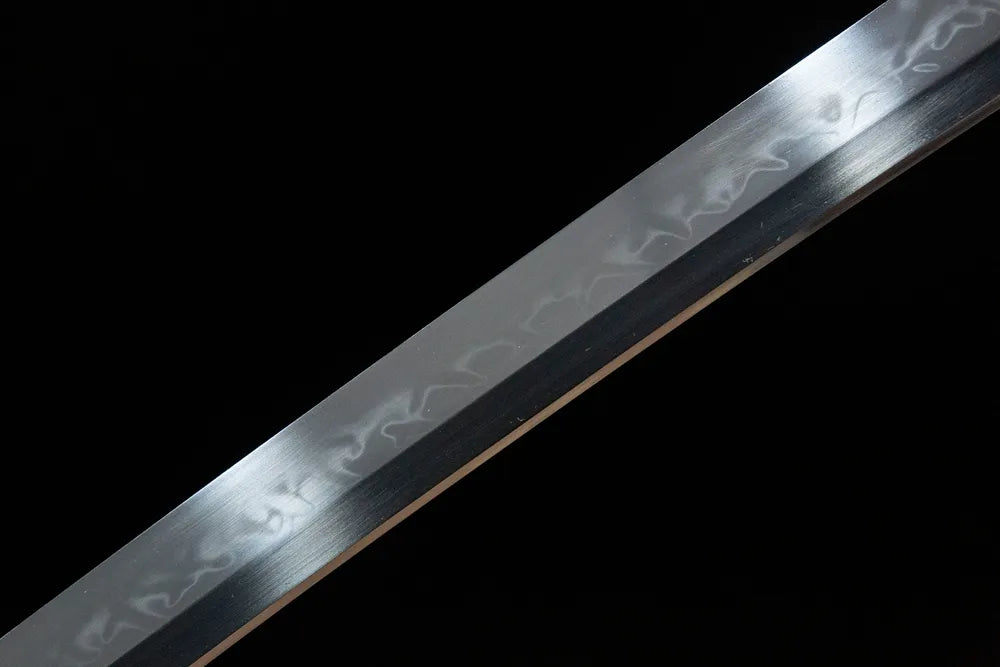 Butterfly Katana middle blade, clean polished steel surface
