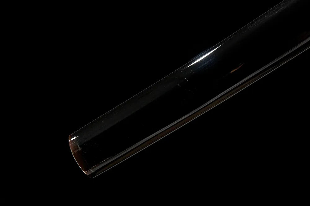 Wild Goose Katana saya lower section, natural ox horn kojiri tip