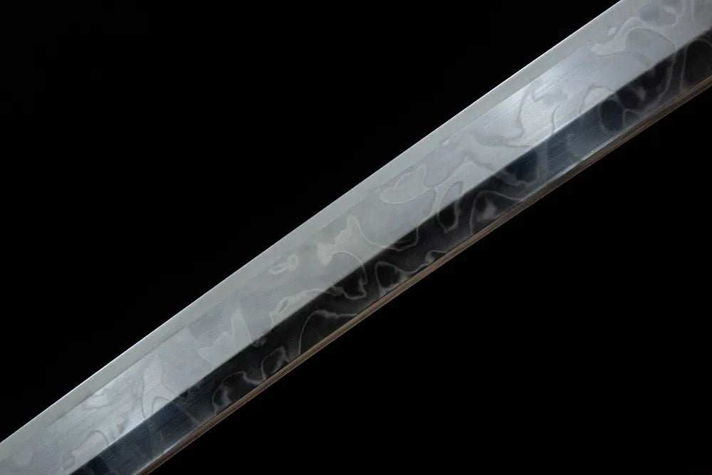 Middle blade detail full scattered nie grain hitatsura multi-stage polished T10 surface