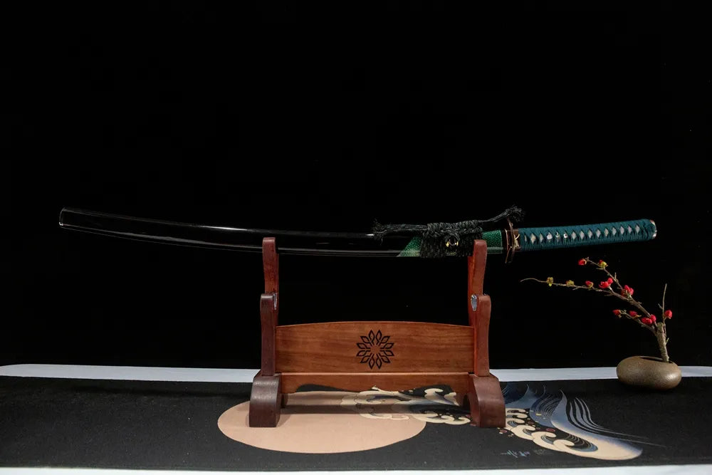 Horizontal front display wind themed dragonfly kobuse disassemblable T10 collectible katana