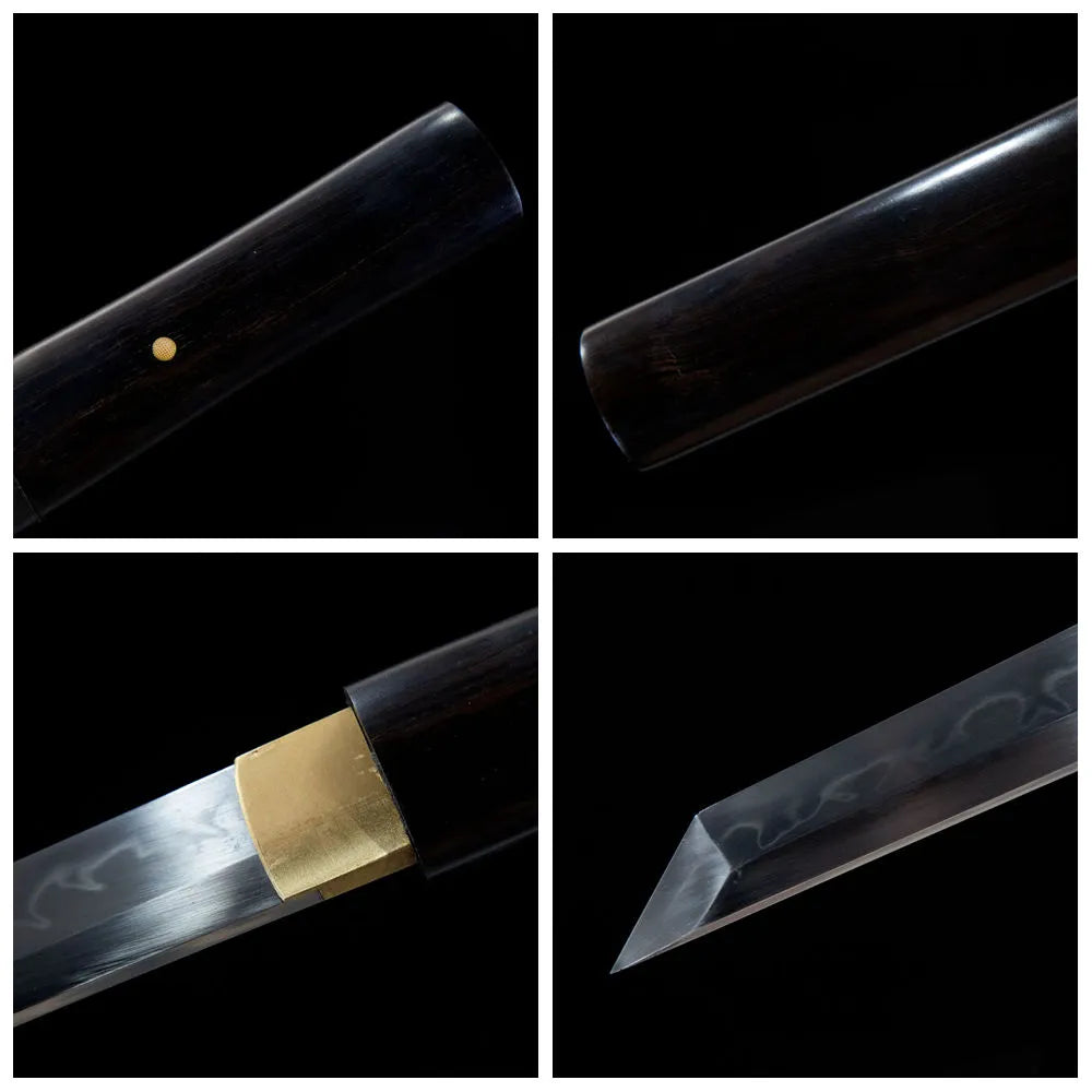 Four-grid close-up collage dark tanto parts