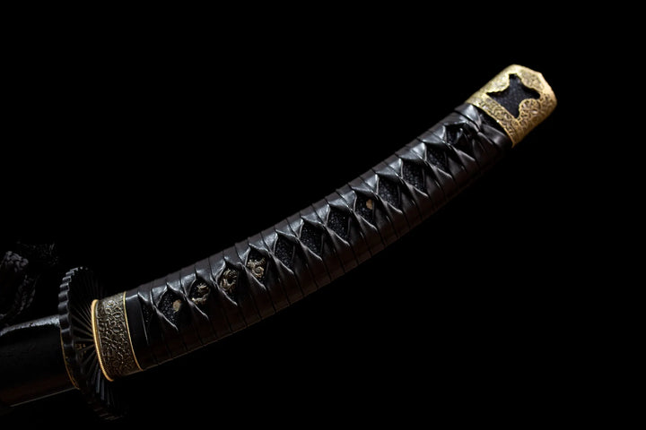 tachi sword Stingray leather Sticker Curved handle