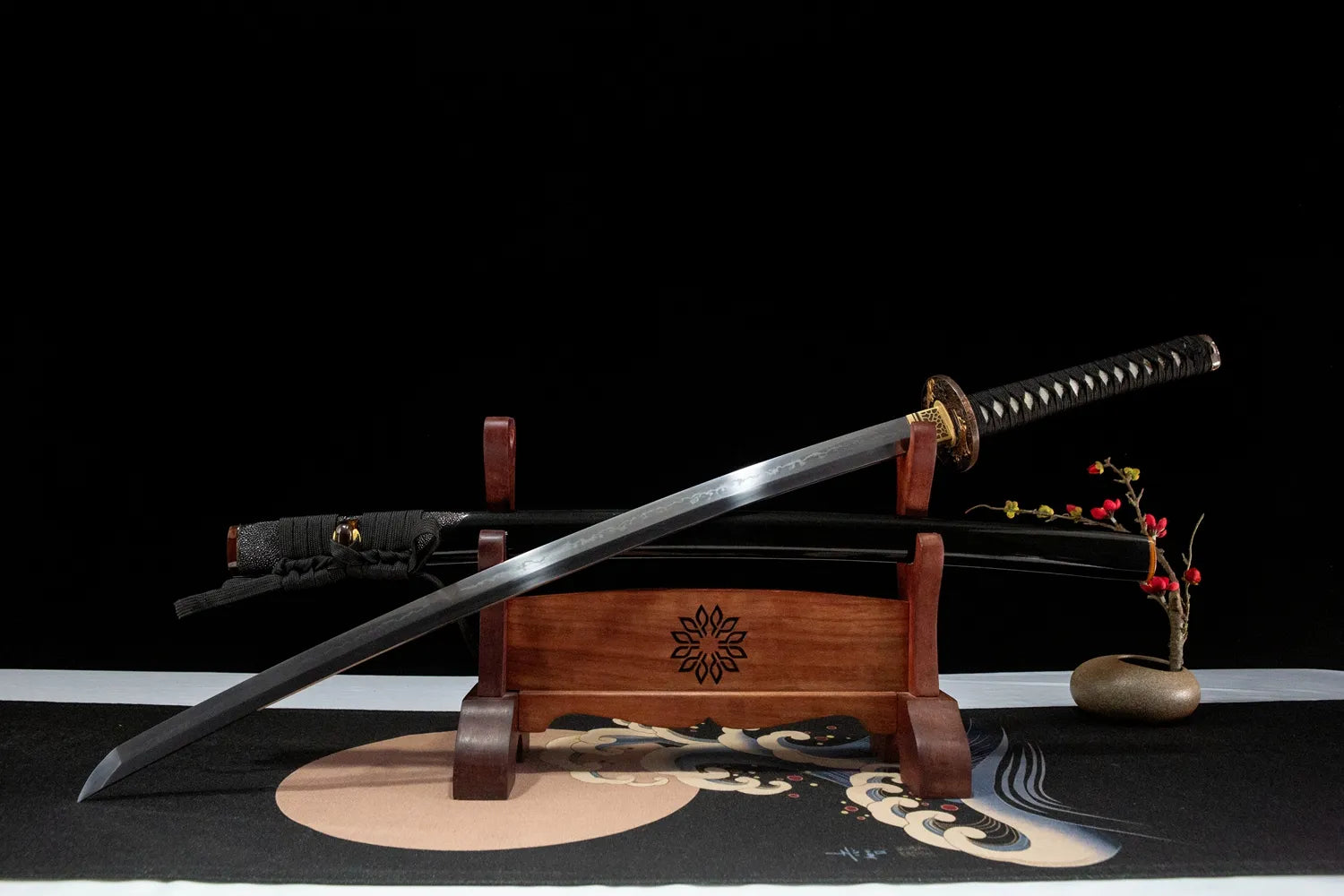 Red-crowned crane katana