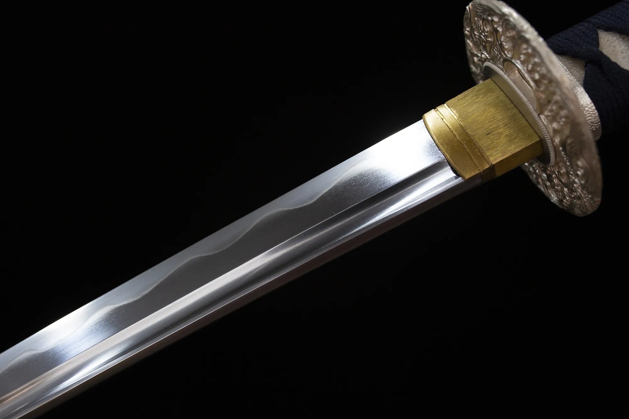 Silver Cloud Dragon Katana