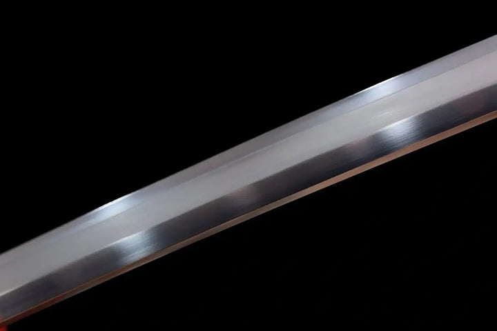 katana blade straight line hamon