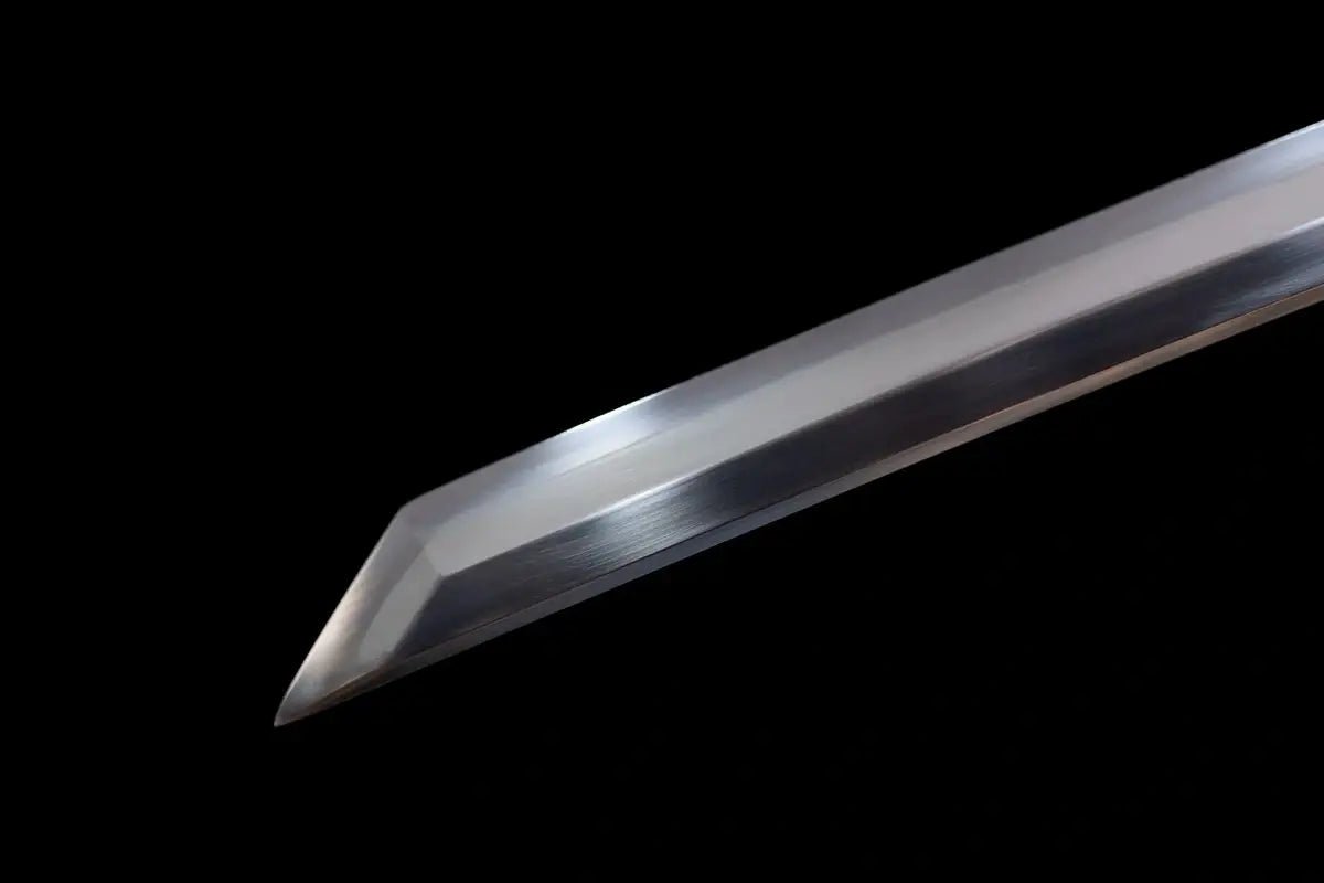 katana blade straight line hamon