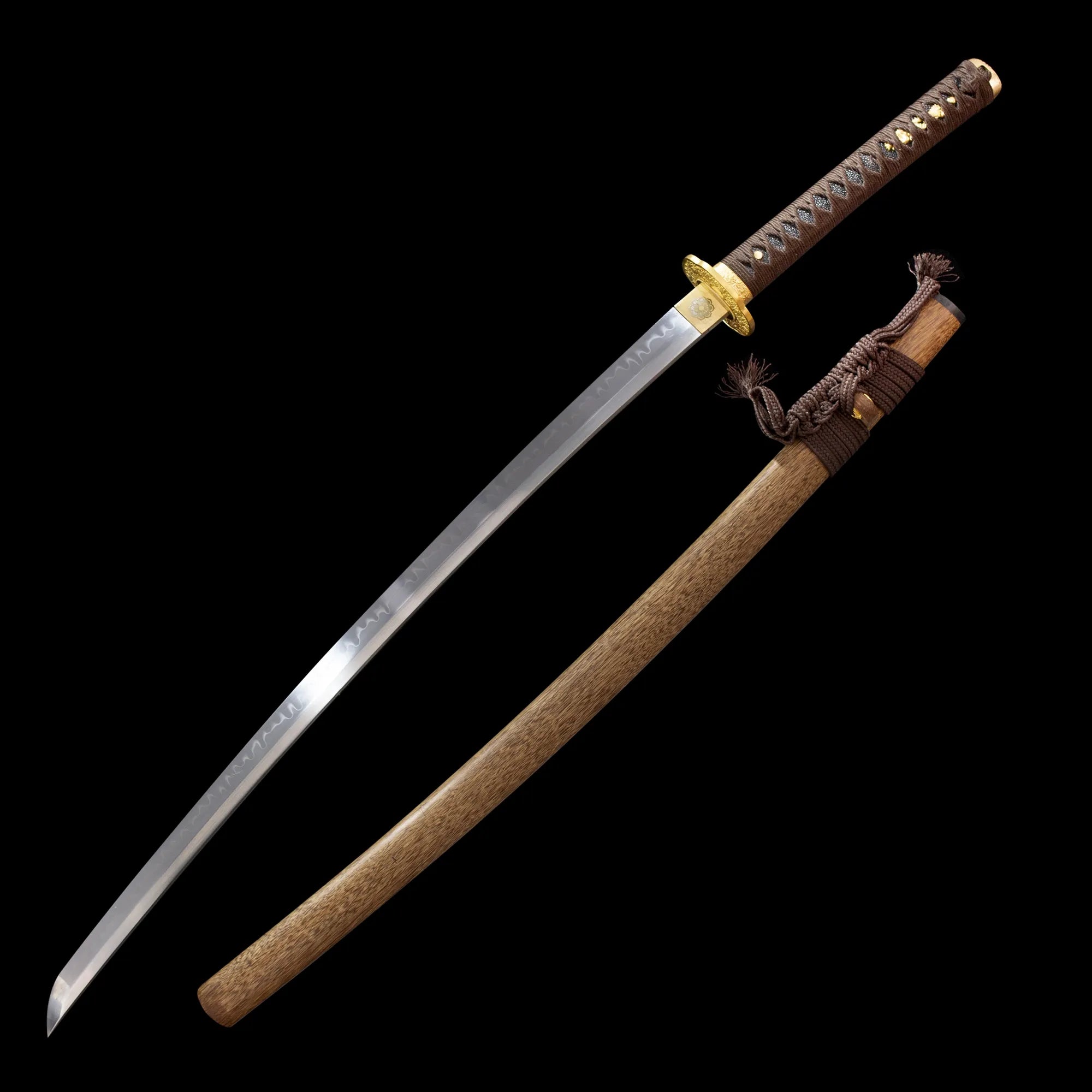 Wave Chop Rosewood scabbard katana