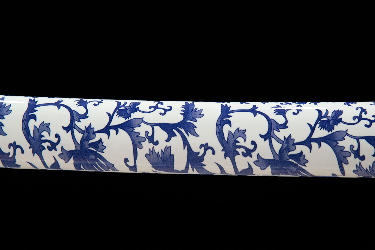 blue white porcelain katana