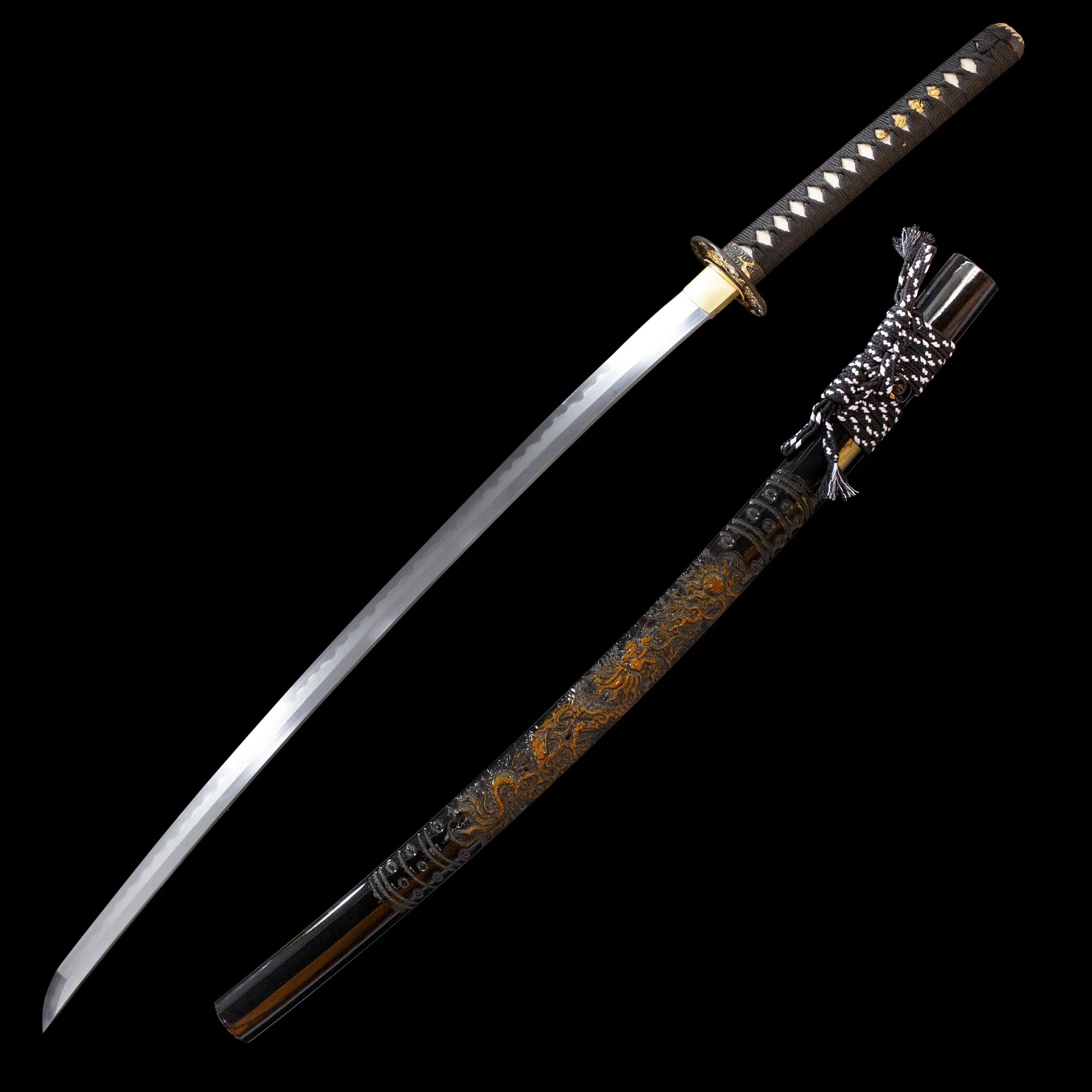 golden dragon katana