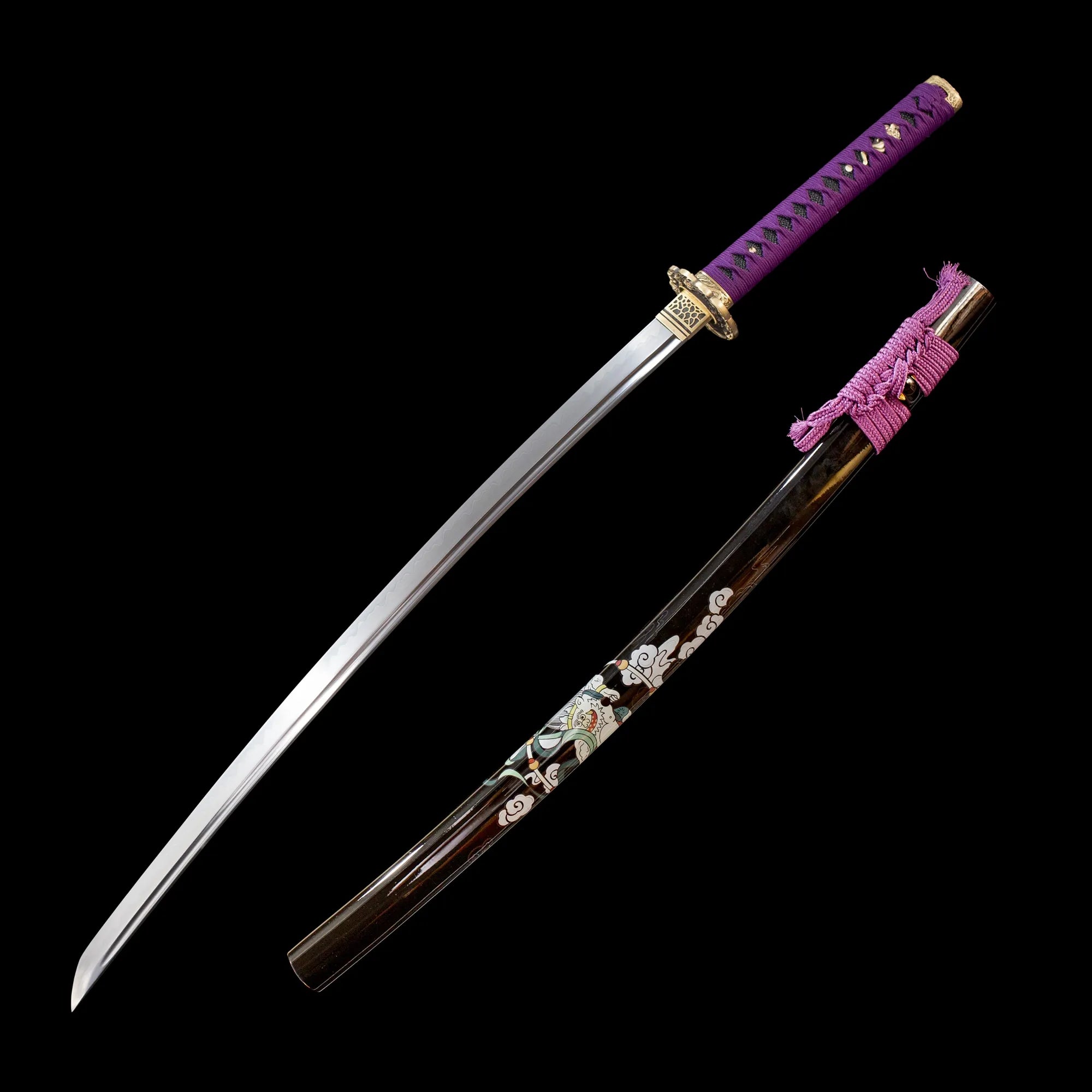 purple true katana evil spirit