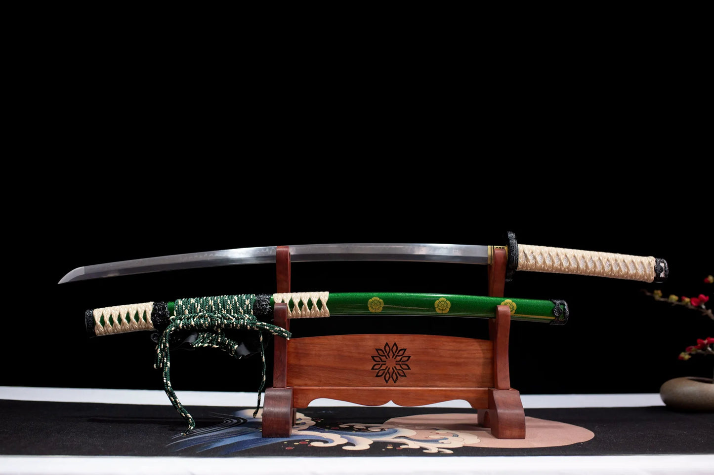Green Japanese Sword