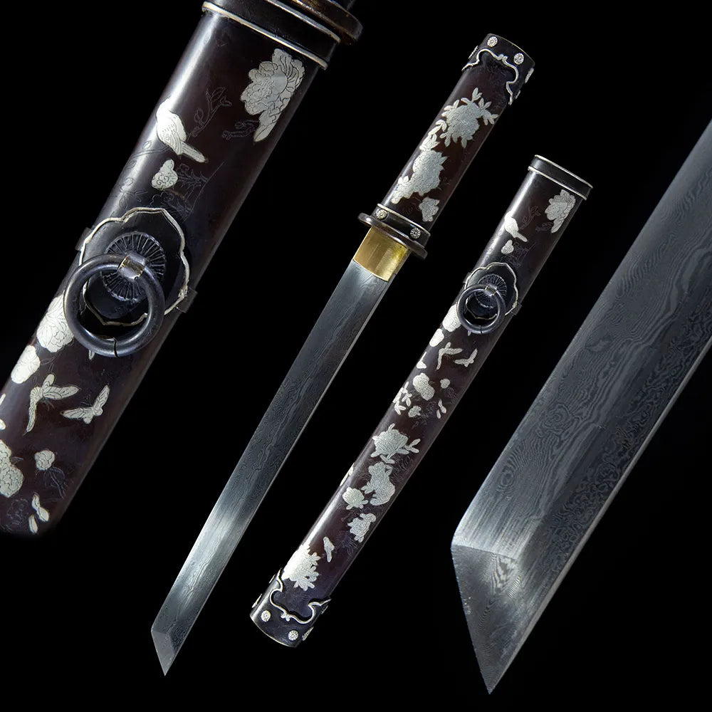 Full silver peony tanto complete set shot