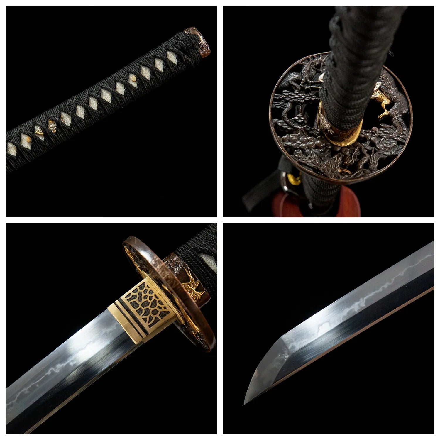 Red-crowned crane katana