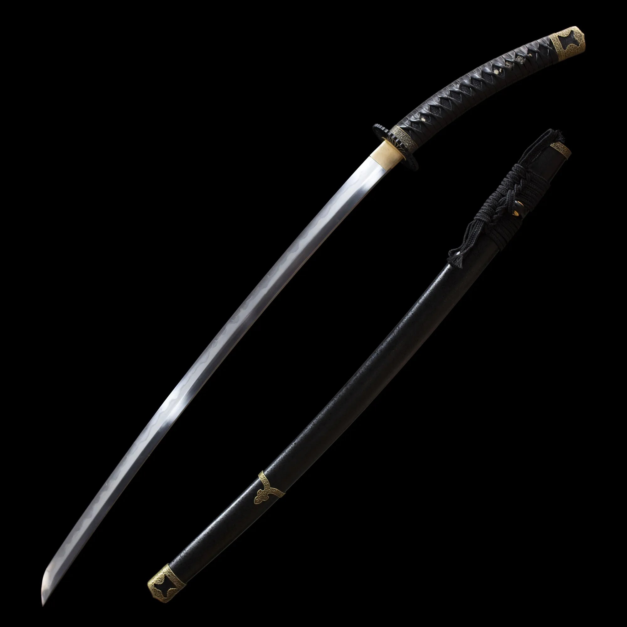 black tachi sword vs custom katana – xingyusword