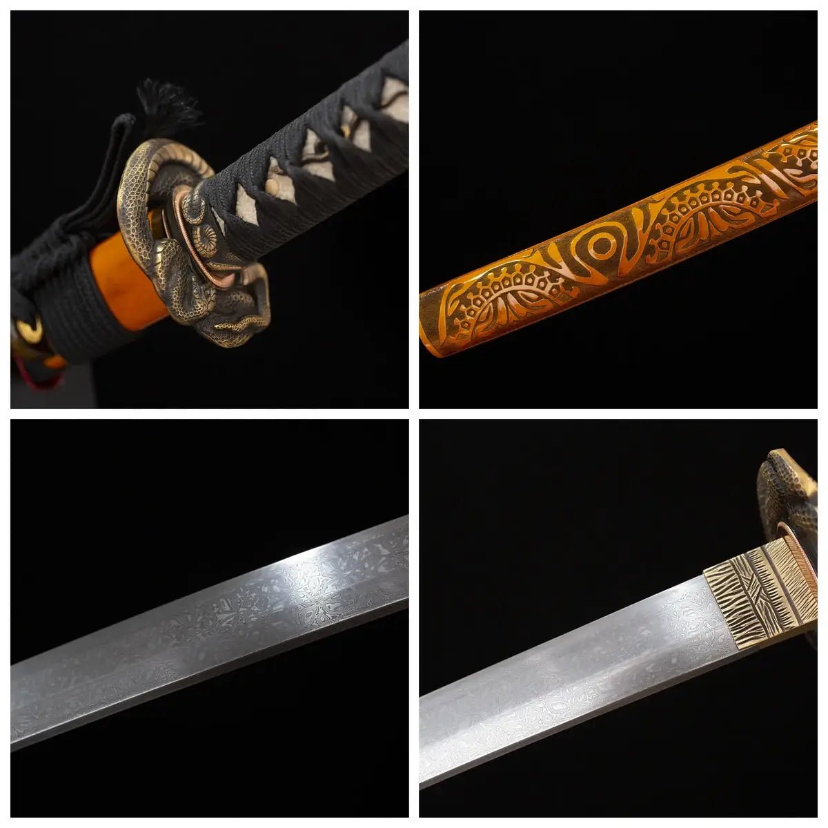 Golden Snake katana