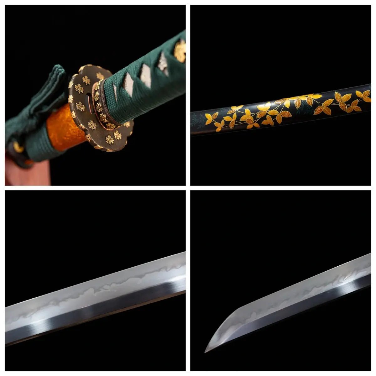 battle ready golden katana