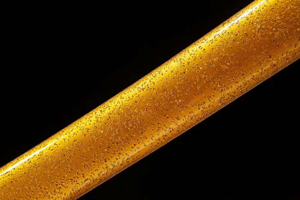 Patteraless Katana saya middle section, lacquer pearl shell iridescent finish