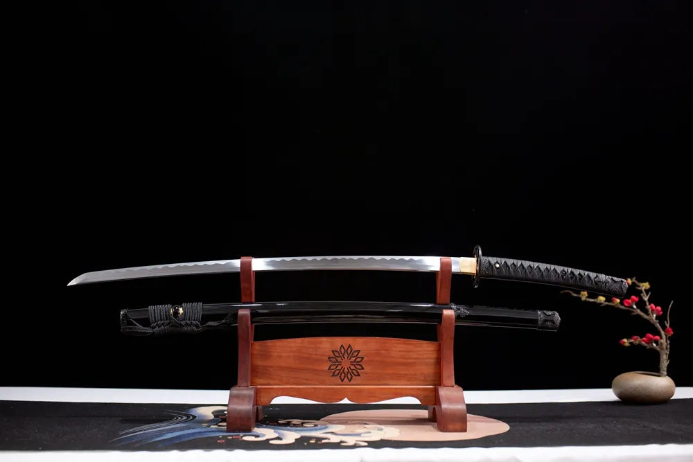 Flat fully drawn T10 notare wave anime replica half tachi blade