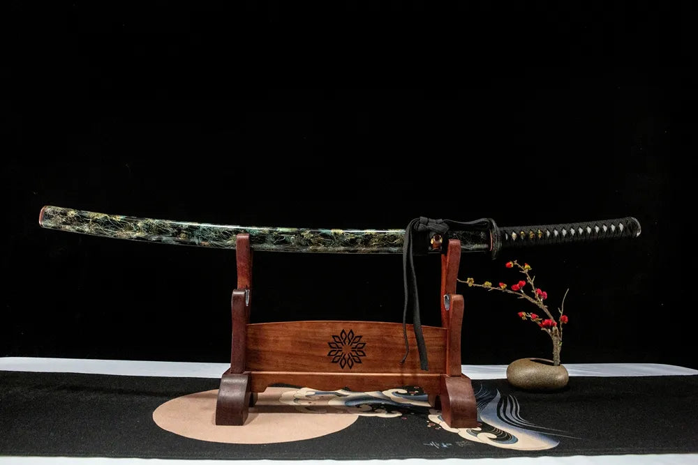 Horizontal front display vintage cloud dragon disassemblable T10 hitatsura collectible katana