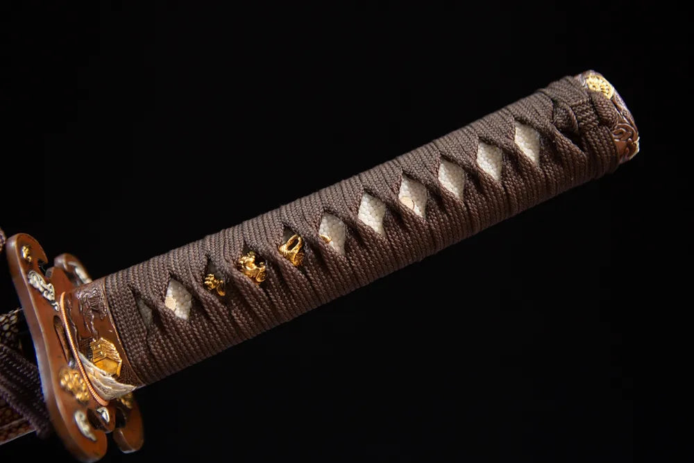 Full moro wrap tsuka front shot