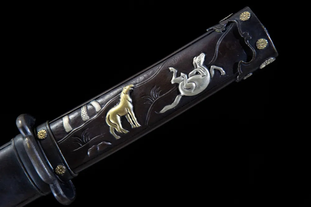 Full picture of handle carving