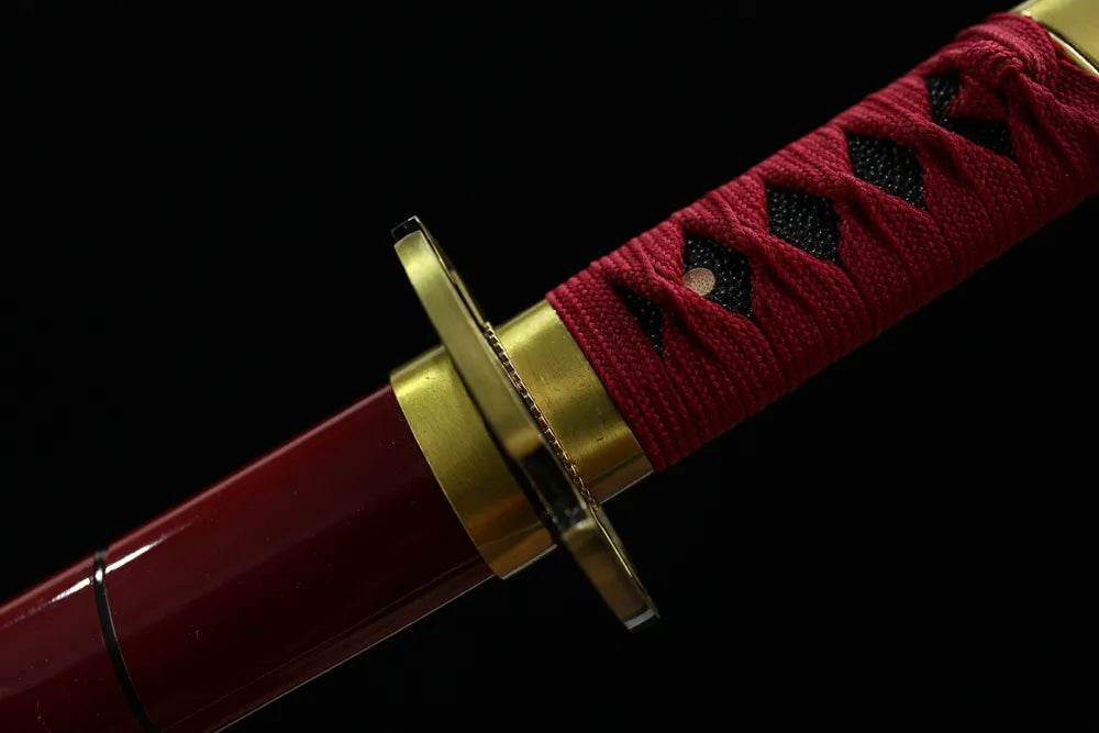 Alloy fuchi grip‑ring macro close‑up