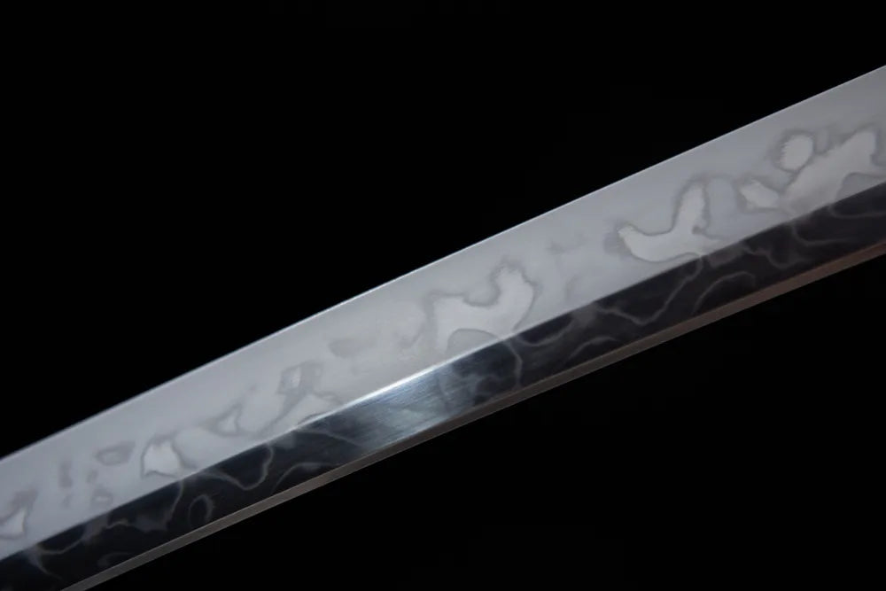 Mid continuous clove wave temper grain steel texture