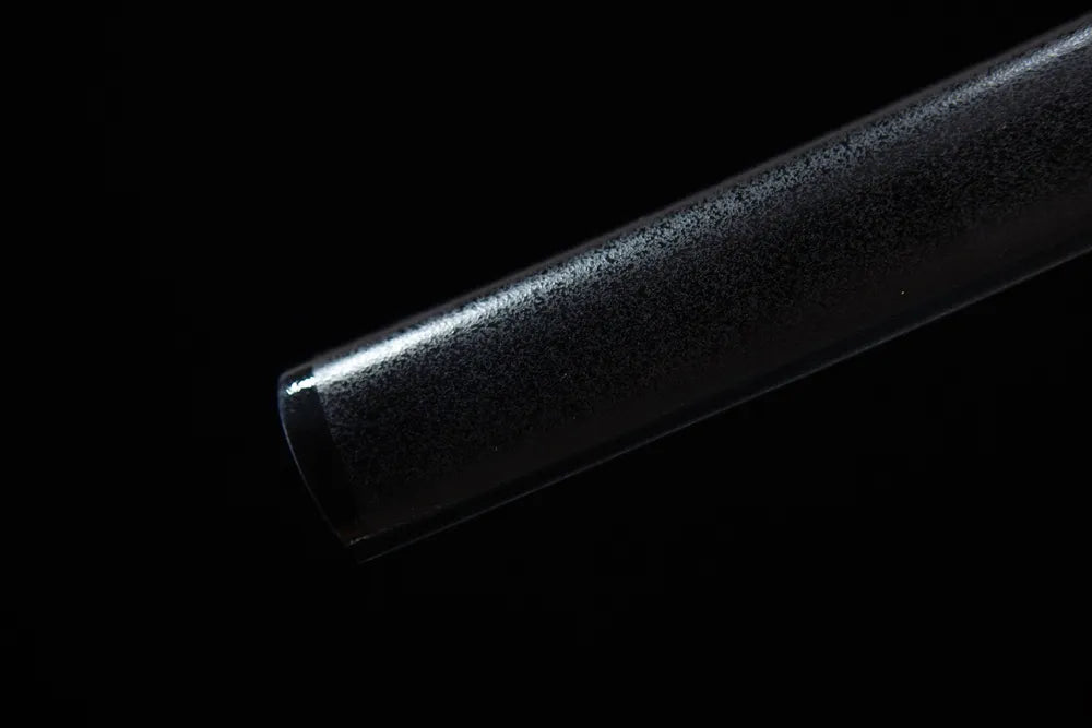 Bottom plain ebony saya end cap