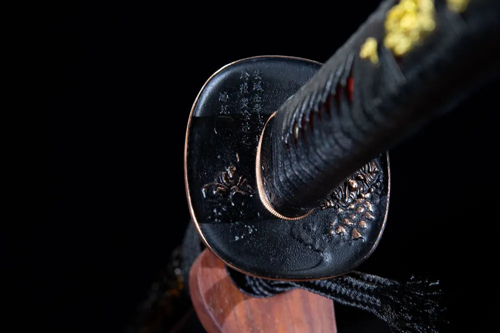 Reverse side plain alloy tsuba