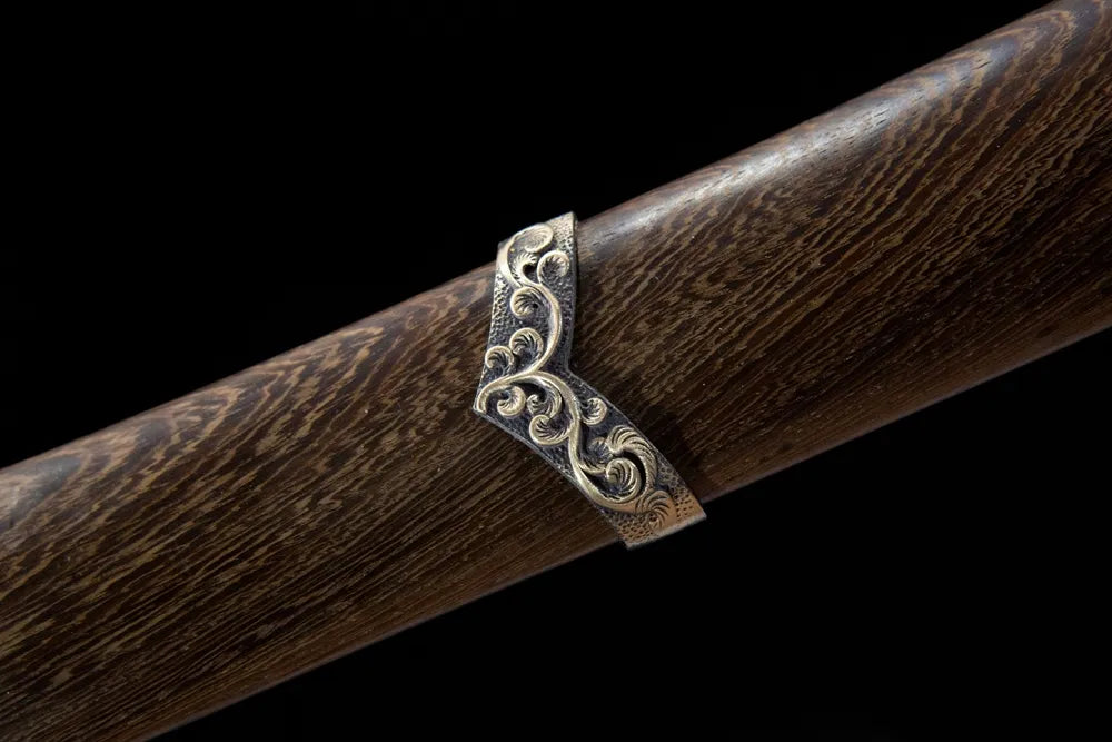 Mid saya detail red brown gradient transition lacquer solid wood texture