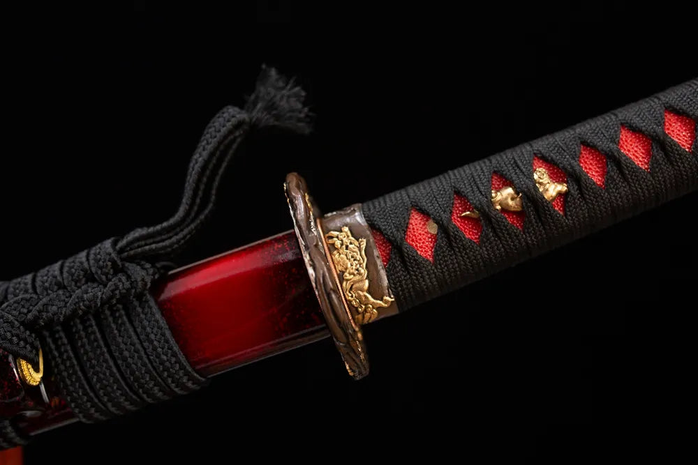 Supreme‑Katana – Damascus‑Fold‑Forged‑Oil‑Quenched‑Supreme‑Luxury‑Collector‑Grade‑Motif Japanese Katana Sword