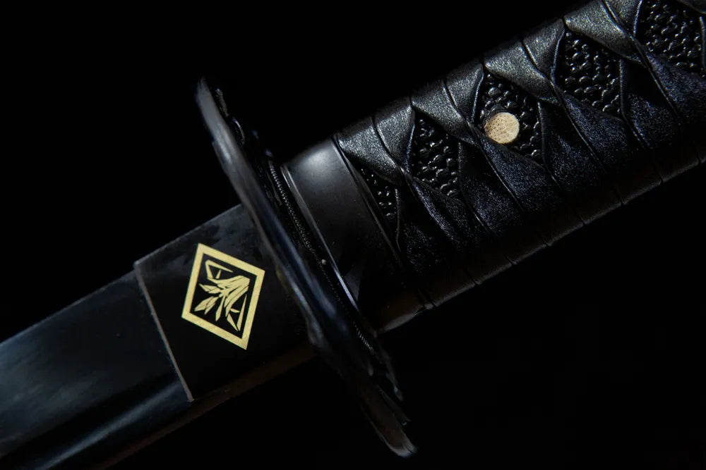 Fuchi collar closeup matte black military combat metal ring