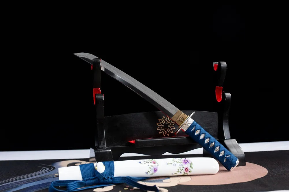 45 angle open full size begonia feminine wakizashi