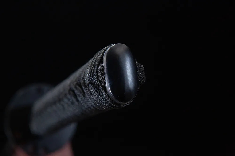 Kashira pommel cap simple silver terminal fitting