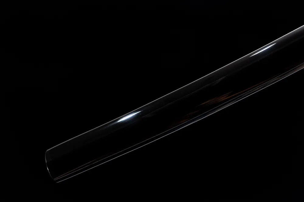 Bottom smooth polished black saya end cap