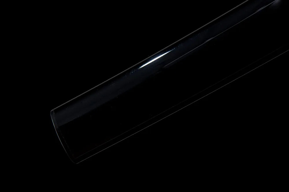 Bottom saya closeup dark wood smooth end cap