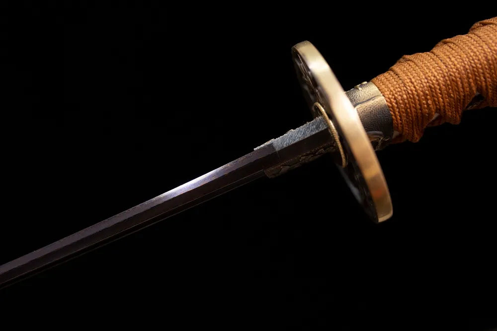 Display of thickness on the back of the blade