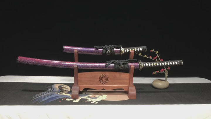  katana and a Wakizashi, katana set